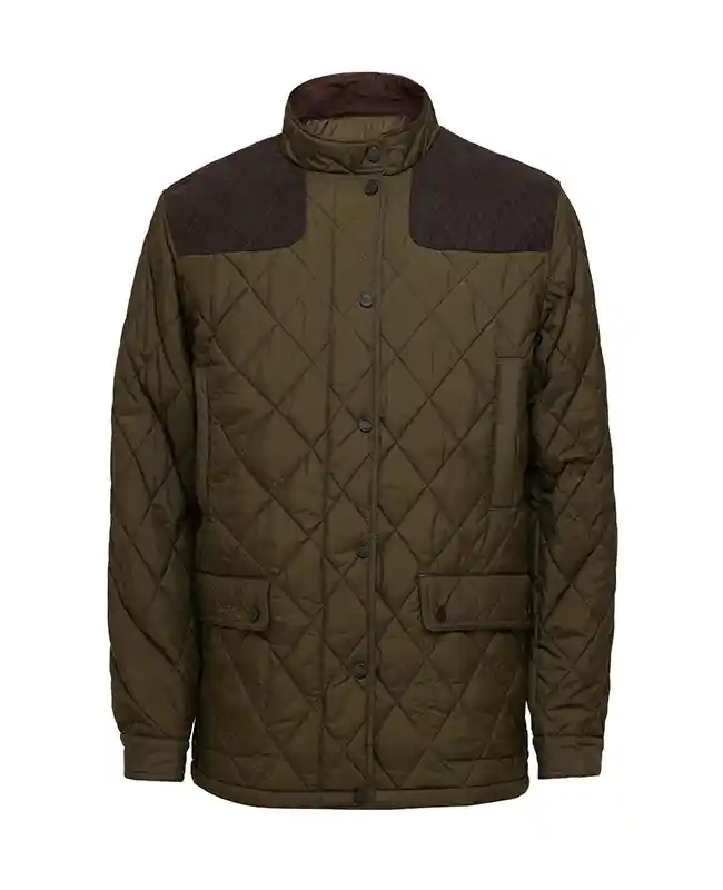 elegante chaqueta acolchada para hombre