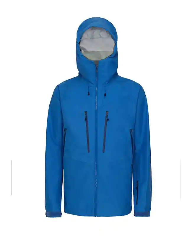 Chaqueta rígida técnica para clima extremo para hombre.
